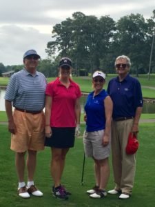 Edward Jerry Tallach, Sharon Tallach Vogelpohl, Attorney General Leslie Rutledge, Ralph Williams - 2017 University of Arkansas Little Rock College of Business Golf Tournament
