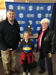 Edward Jerry Tallach, Carson Tallach Vogelpohl, Ellen Tallach 2015 South Eastern Conference Basketball Tournament - Verizon Arena